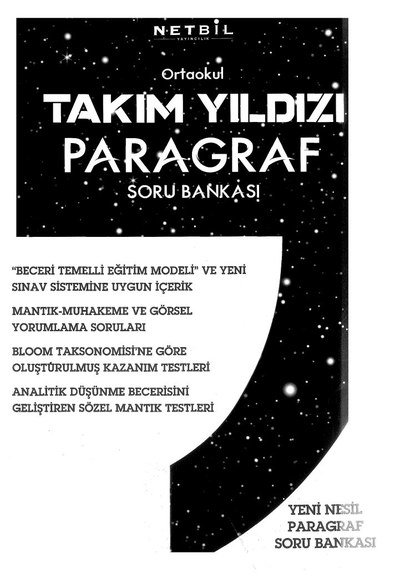ORTAOKUL TAKIM YILDIZI PARAGRAF SORU BANKASI Fotokopi GO - Tüm Sınavlarda Daha İleriye