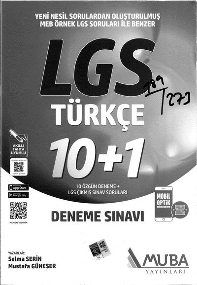 LGS TÜRKÇE 10+1 DENEME SINAVI Fotokopi GO - Tüm Sınavlarda Daha İleriye