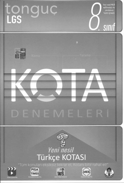 LGS KOTA DENEMELERİ TÜRKÇE KOTASI Fotokopi GO - Tüm Sınavlarda Daha İleriye