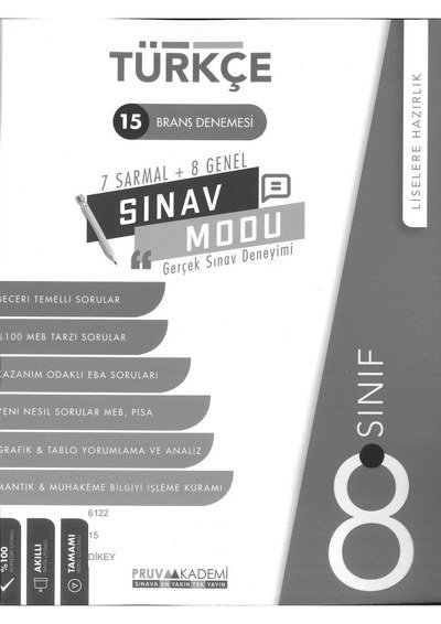 TÜRKÇE 15 BRANŞ DENEMESİ SINAV MODU Fotokopi GO - Tüm Sınavlarda Daha İleriye
