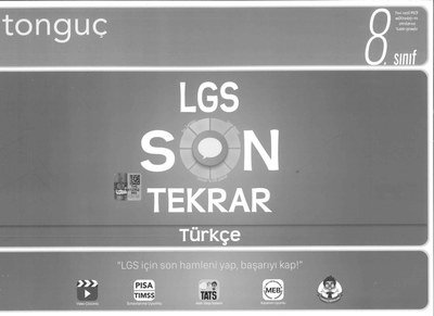 LGS SON TEKRAR TÜRKÇE Fotokopi GO - Tüm Sınavlarda Daha İleriye