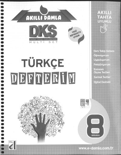 AKILLI DAMLA DKS MULTİ SET TÜRKÇE DEFTERİM Fotokopi GO - Tüm Sınavlarda Daha İleriye