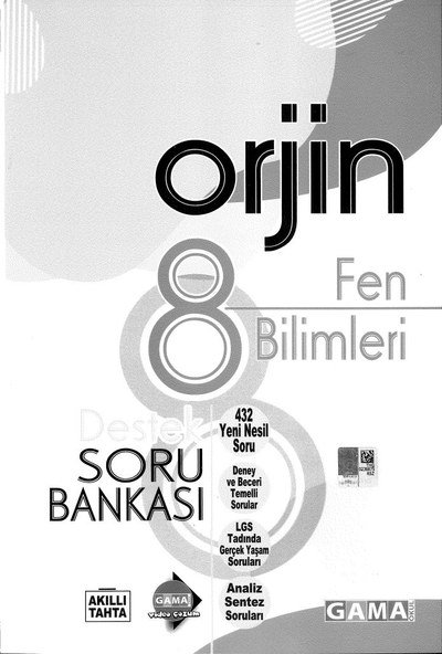 ORJİN FEN BİLİMLERİ DESTEK SORU BANKASI Fotokopi GO - Tüm Sınavlarda Daha İleriye