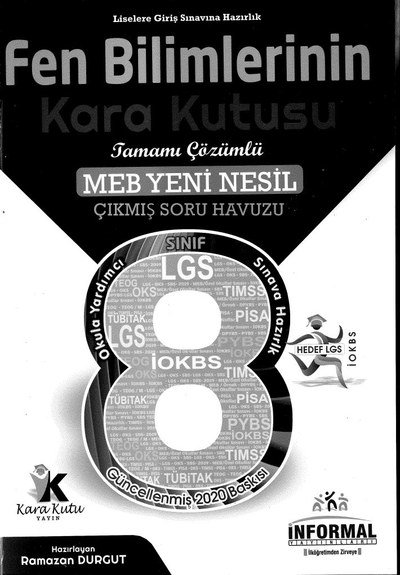 FEN BİLİMLERİNİN YENİ NESİL ÇIKMIŞ SORU HAVUZU Fotokopi GO - Tüm Sınavlarda Daha İleriye