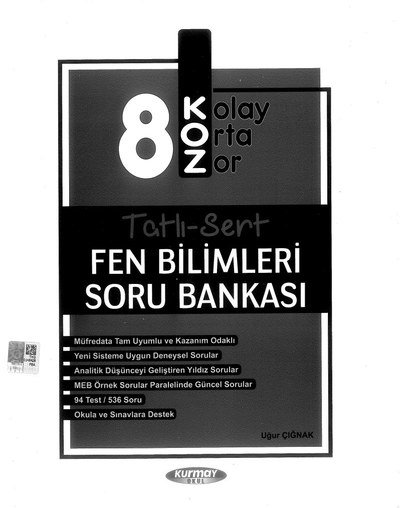 TATLI SERT FEN BİLİMLERİ SORU BANKASI Fotokopi GO - Tüm Sınavlarda Daha İleriye