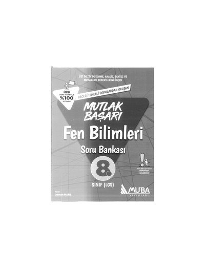 MUTLAK BAŞARI FEN BİLİMLERİ SORU BANKASI