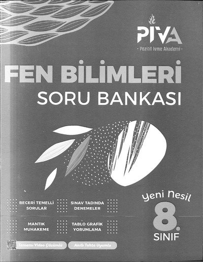 FEN BİLİMLERİ SORU BANKASI Fotokopi GO - Tüm Sınavlarda Daha İleriye