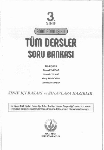 TÜM DERSLER SORU BANKASI Fotokopi GO - Tüm Sınavlarda Daha İleriye