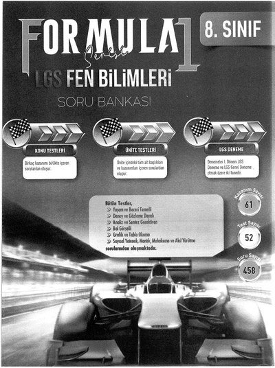 FORMULA SERİSİ LGS FEN BİLİMLERİ SORU BANKASI Fotokopi GO - Tüm Sınavlarda Daha İleriye