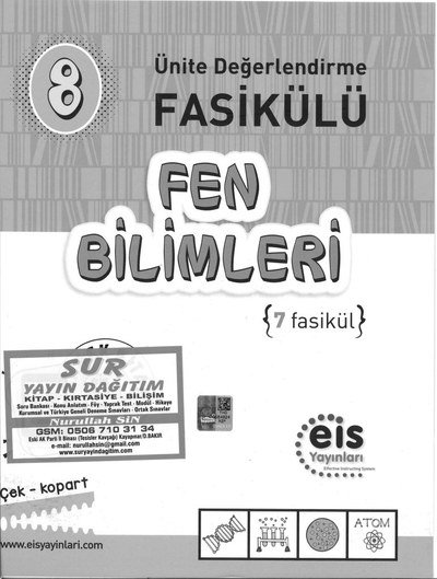 FEN BİLİMLERİ 7 FASİKÜL Fotokopi GO - Tüm Sınavlarda Daha İleriye
