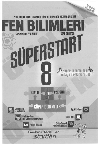 FEN BİLİMLERİ SÜPERSTART Fotokopi GO - Tüm Sınavlarda Daha İleriye