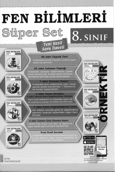 FEN BİLİMLERİ SÜPER SET Fotokopi GO - Tüm Sınavlarda Daha İleriye