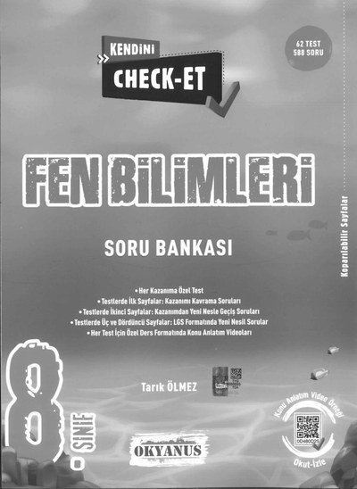 KENDİNİ CHECK-ET FEN BİLİMLERİ SORU BANKASI Fotokopi GO - Tüm Sınavlarda Daha İleriye