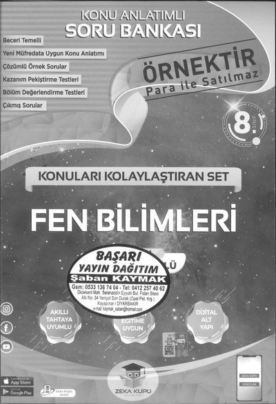 KONU ANLATIMLI SORU BANKASI FEN BİLİMLERİ Fotokopi GO - Tüm Sınavlarda Daha İleriye