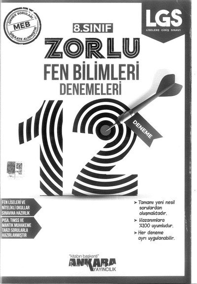 ZORLU FEN BİLİMLERİ DENEMELERİ Fotokopi GO - Tüm Sınavlarda Daha İleriye