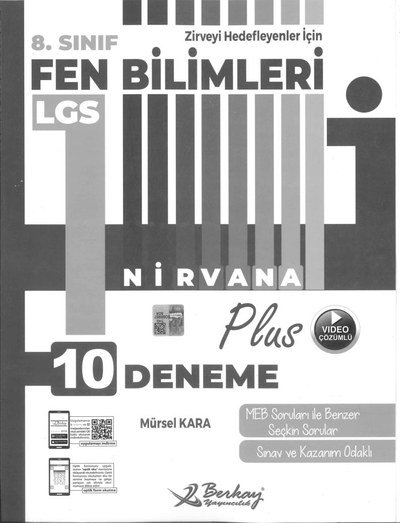 FEN BİLİMLERİ LGS NİRVANA 10 DENEME Fotokopi GO - Tüm Sınavlarda Daha İleriye
