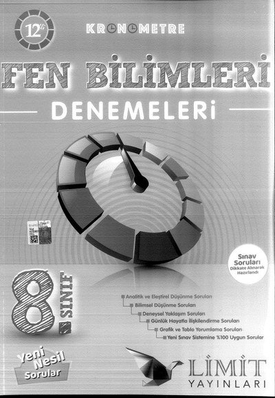 FEN BİLİMLERİ DENEMELERİ Fotokopi GO - Tüm Sınavlarda Daha İleriye