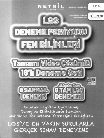 LGS DENEME PERİYODU FEN BİLİMLERİ 16'LI DENEME SETİ Fotokopi GO - Tüm Sınavlarda Daha İleriye