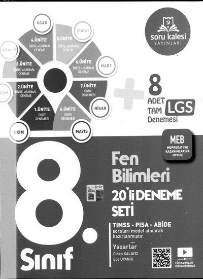 FEN BİLİMLERİ 20'Lİ DENEME SETİ Fotokopi GO - Tüm Sınavlarda Daha İleriye