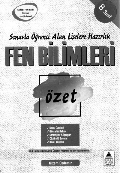 FEN BİLİMLERİ ÖZET Fotokopi GO - Tüm Sınavlarda Daha İleriye