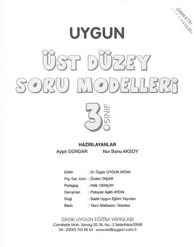 ÜST DÜZEY SORU MODELLERİ Fotokopi GO - Tüm Sınavlarda Daha İleriye