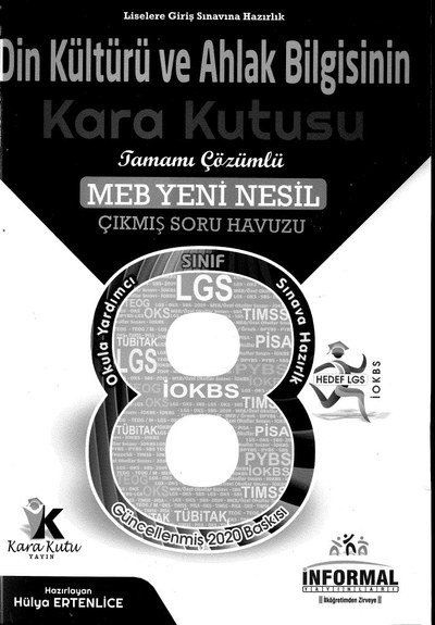 DİN KÜLTÜRÜ VE AHLAK BİLGİSİNİN MEB YENİ NESİL ÇIKMIŞ SORU HAVUZU Fotokopi GO - Tüm Sınavlarda Daha İleriye