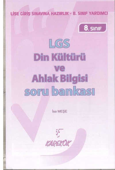 LGS DİN KÜLTÜRÜ VE AHLAK BİLGİSİ SORU BANKASI Fotokopi GO - Tüm Sınavlarda Daha İleriye
