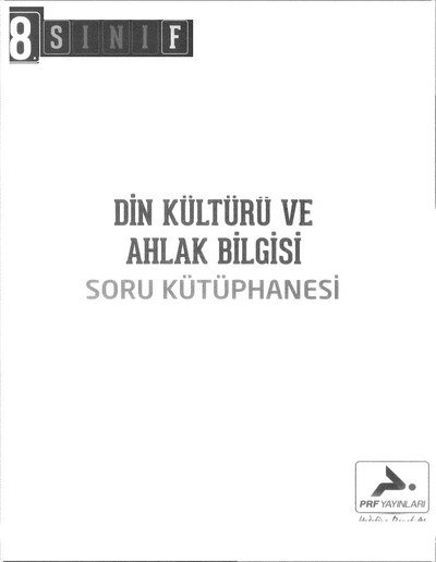 DİN KÜLTÜRÜ VE AHLAK BİLGİSİ SORU KÜTÜPHANESİ Fotokopi GO - Tüm Sınavlarda Daha İleriye