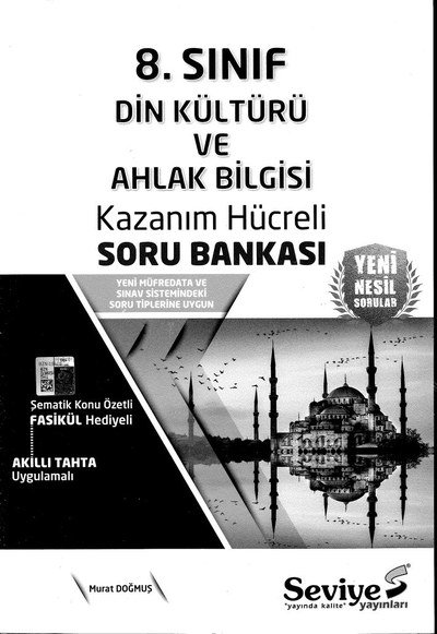 DİN KÜLTÜRÜ VE AHLAK BİLGİSİ KAZANIM HÜCRELİ SORU BANKASI Fotokopi GO - Tüm Sınavlarda Daha İleriye