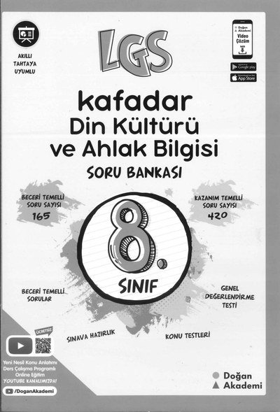 LGS KAFADAR DİN KÜLTÜRÜ VE AHLAK BİLGİSİ Fotokopi GO - Tüm Sınavlarda Daha İleriye