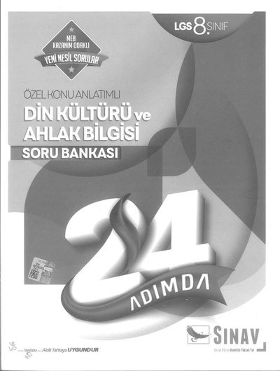 ÖZEL KONU ANLATIMLI DİN KÜLTÜRÜ VE AHLAK BİLGİSİ SORU BANKASI Fotokopi GO - Tüm Sınavlarda Daha İleriye