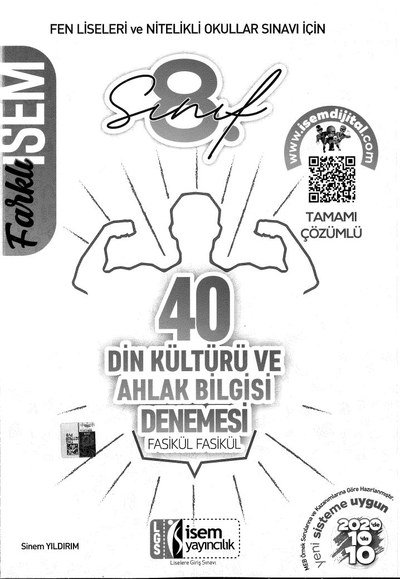 40 DİN KÜLTÜRÜ VE AHLAK BİLGİSİ DENEMESİ FASİKÜL FASİKÜL Fotokopi GO - Tüm Sınavlarda Daha İleriye