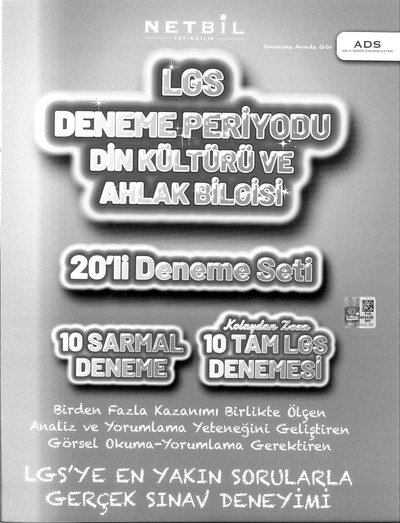 LGS DENEME PERİYODU DİN KÜLTÜRÜ VE AHLAK BİLGİSİ 20'Lİ DENEME Fotokopi GO - Tüm Sınavlarda Daha İleriye