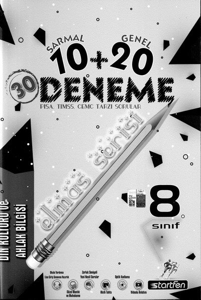 30 DENEME ELMAS SERİSİ DİN KÜLTÜRÜ VE AHLAK BİLGİSİ Fotokopi GO - Tüm Sınavlarda Daha İleriye