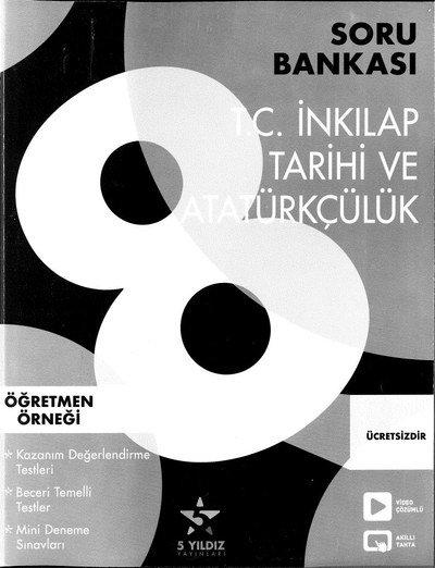 T.C. İNKILAP TARİHİ VE ATATÜRKÇÜLÜK SORU BANKASI Fotokopi GO - Tüm Sınavlarda Daha İleriye