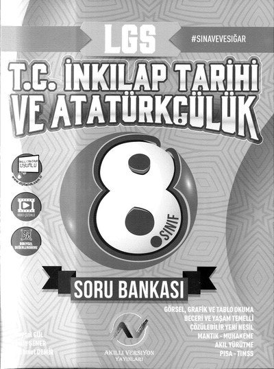 LGS T.C. İNKILAP TARİHİ VE ATATÜRKÇÜLÜK SORU BANKASI Fotokopi GO - Tüm Sınavlarda Daha İleriye