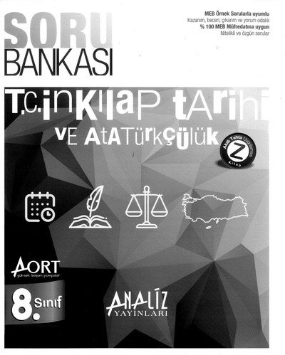 T.C. İNKILAP TARİHİ VE ATATÜRKÇÜLÜK SORU BANKASI Fotokopi GO - Tüm Sınavlarda Daha İleriye