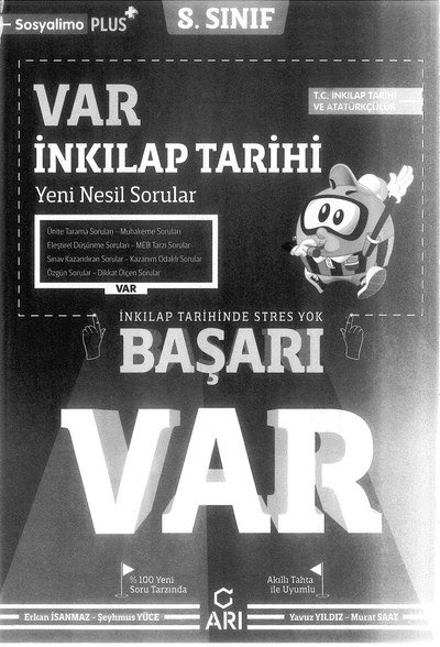 VAR İNKILAP TARİHİ BAŞARI VAR Fotokopi GO - Tüm Sınavlarda Daha İleriye