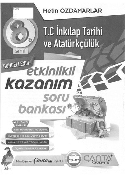 T.C. İNKILAP TARİHİ VE ATATÜRKÇÜLÜK ETKİNLİKLİ KAZANIM SORU BANKASI Fotokopi GO - Tüm Sınavlarda Daha İleriye
