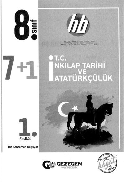 7+1 T.C. İNKILAP TARİHİ VE ATATÜRKÇÜLÜK 1. FASİKÜL Fotokopi GO - Tüm Sınavlarda Daha İleriye