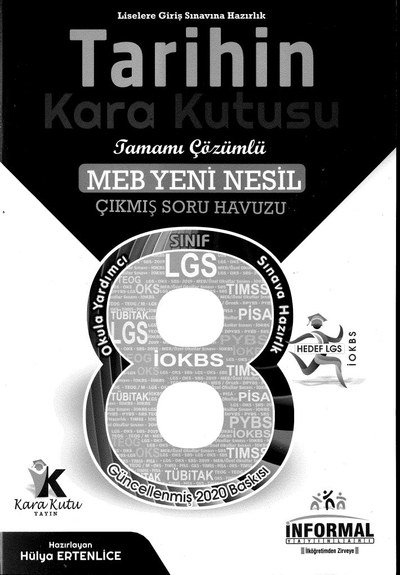 TARİHİN TAMAMI ÇÖZÜMLÜ MEB YENİ NESİL ÇIKMIŞ SORU HAVUZU LGS Fotokopi GO - Tüm Sınavlarda Daha İleriye