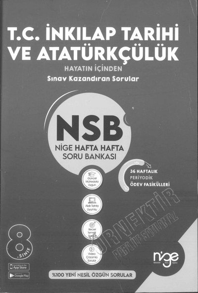T.C. İNKILAP TARİHİ VE ATATÜRKÇÜLÜK SINAV KAZANDIRAN SORULAR Fotokopi GO - Tüm Sınavlarda Daha İleriye