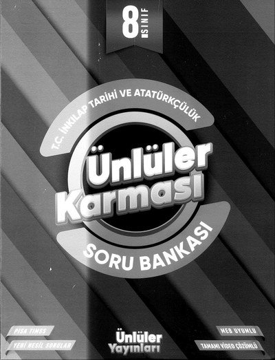 T.C. İNKILAP TARİHİ VE ATATÜRKÇÜLÜK ÜNLÜLER KARMASI SORU BANKASI Fotokopi GO - Tüm Sınavlarda Daha İleriye