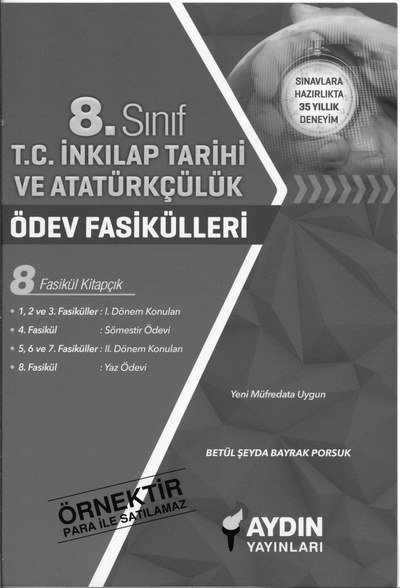 T.C. İNKILAP TARİHİ VE ATATÜRKÇÜLÜK ÖDEV FASİKÜLLERİ Fotokopi GO - Tüm Sınavlarda Daha İleriye