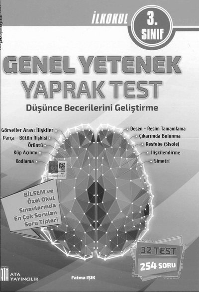 GENEL YETENEK DÜŞÜNCE BECERİLERİNİ GELİŞTİRME Fotokopi GO - Tüm Sınavlarda Daha İleriye