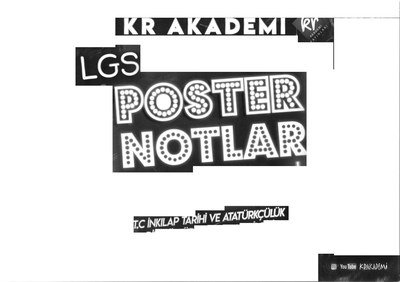 T.C. İNKILAP TARİHİ VE ATATÜRKÇÜLÜK LGS POSTER NOTLAR Fotokopi GO - Tüm Sınavlarda Daha İleriye