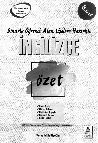 İNGİLİZCE ÖZET KONU ÖZETLERİ GÖRSEL ANLATIM Fotokopi GO - Tüm Sınavlarda Daha İleriye