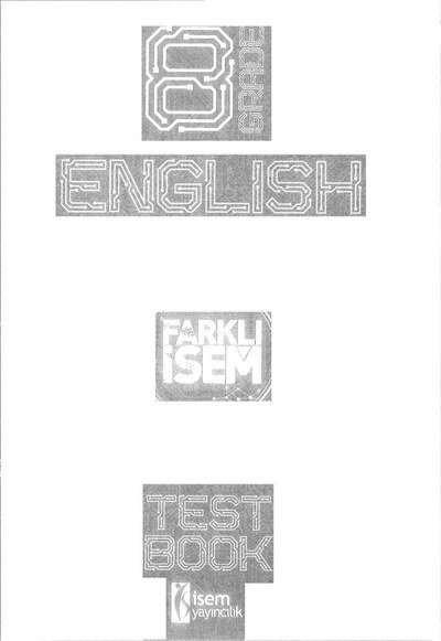 ENGLISH TEST BOOK FARKLI İSEM Fotokopi GO - Tüm Sınavlarda Daha İleriye