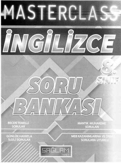 MASTERCLASS İNGİLİZCE SORU BANKASI Fotokopi GO - Tüm Sınavlarda Daha İleriye