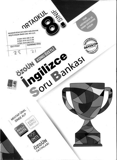 İNGİLİZCE SORU BANKASI KONU ÖZETLİ ÖZGÜN Fotokopi GO - Tüm Sınavlarda Daha İleriye